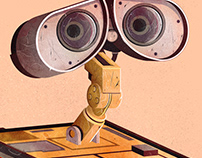 Wall-E {Adobe Illustrator illustration}