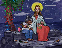 Ammachi's Christmas - Illustration