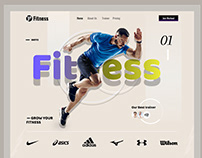 Gym: Fitness website design