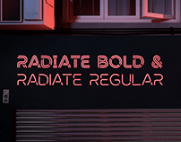 Radiate - Animated Typeface