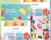Fruitbar web design