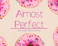 Almost Perfect: Sweet & Personal Font