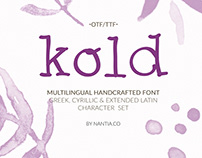 Kold | Cyrillic, Greek & Extended Latin Font