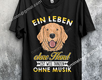 Germany Dog T-shirt Design.