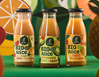 NTRL Bio Smoothies & Juices - packaging design