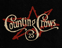 Counting Crows 25th Anniversary design