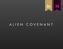 ALIEN COVENANT design concept of official site