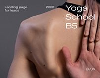 Yoga School B5 UI/UX Design