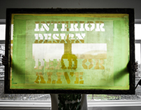 Ben Kelly "Interior Design—Dead or Alive" Poster