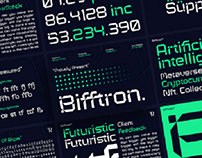 Bifftron - Technology Futuristic Font