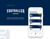 Mobile App - Footballer Zone