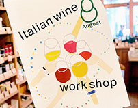 wine workshop/ leaflet design