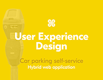 UX redesign for a smart parking app & rental service