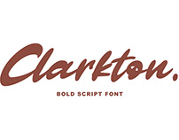 Clarkton – Bold Script