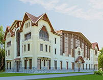 Sports complex in the Art Nouveau style 2013