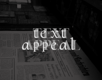 Text Appeal / Visual Brand