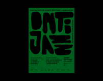 Ontijazz 2020. Lettering and poster design.