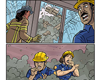 Comic Art for "EMS to the Rescue"