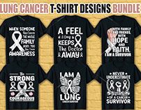 lung cancer T Shirt Design Bundle