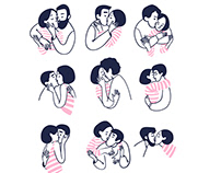 Collection of kisses