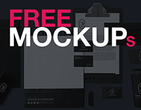 9 Free Mockups - Vol. 1