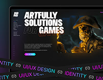UX/UI Web Design for Game Development Studio