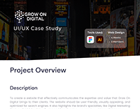 GrowOn Digital UI/UX Case Study