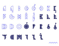 Kółko / Circle / typeface