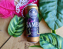 Dark Samba Beer Label Design