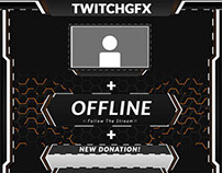 Twitch streaming graphics bundle