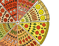 Pizza Mandala Art