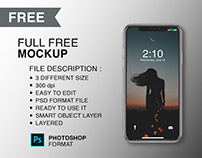 Free Iphone X Modern Mockup