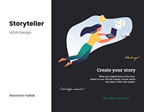 Storyteller App UI/UX Design