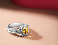 Emerald and Diamond Rings | Jewellery Photography