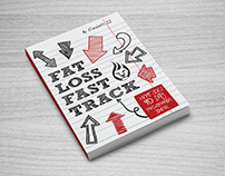 Fat Loss Fat Track 90 Day Journal — PDF Book Design