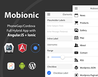 Mobionic - PhoneGap / Cordova Full Hybrid App