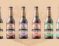 Dreadhop Beer Bottle Label Series Design