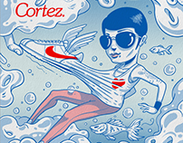 Nike Sportswear // #Cortez illustration Series