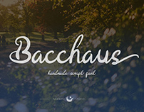Bacchaus font - Script Fonts