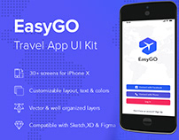 EasyGo Travel APP UI / US design