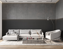 Modern living room 13.6 m²