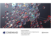 MAXON Cinema 4D 2023 / Splash Screen