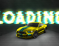 Extreme Car Racing Simulation - Game UI UX - Glitch