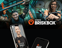 Briskbox UI/UX Design app