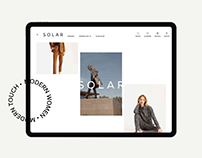 SOLAR - A modern touch to ecommerce