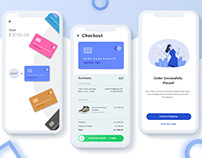 Checkout Page using Credit Cards for Shopping