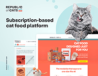 Republic of Cats - subscription based cat food platform