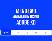 Adobe XD | Menu Bar Interaction