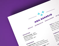 Aqil Raharjo Design Resume