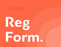 Registration form for LiveTex